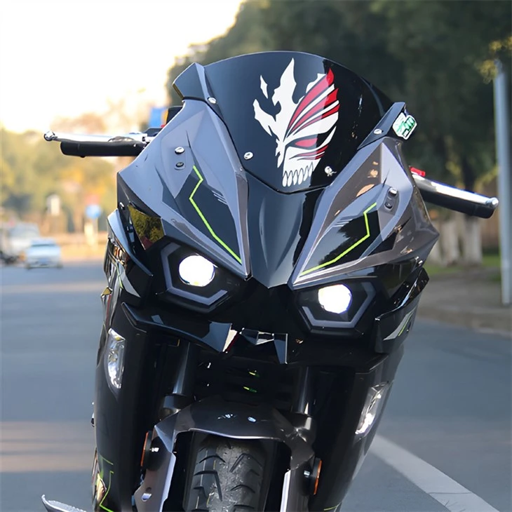 Stiker tempel warna cerah sepeda motor Fit