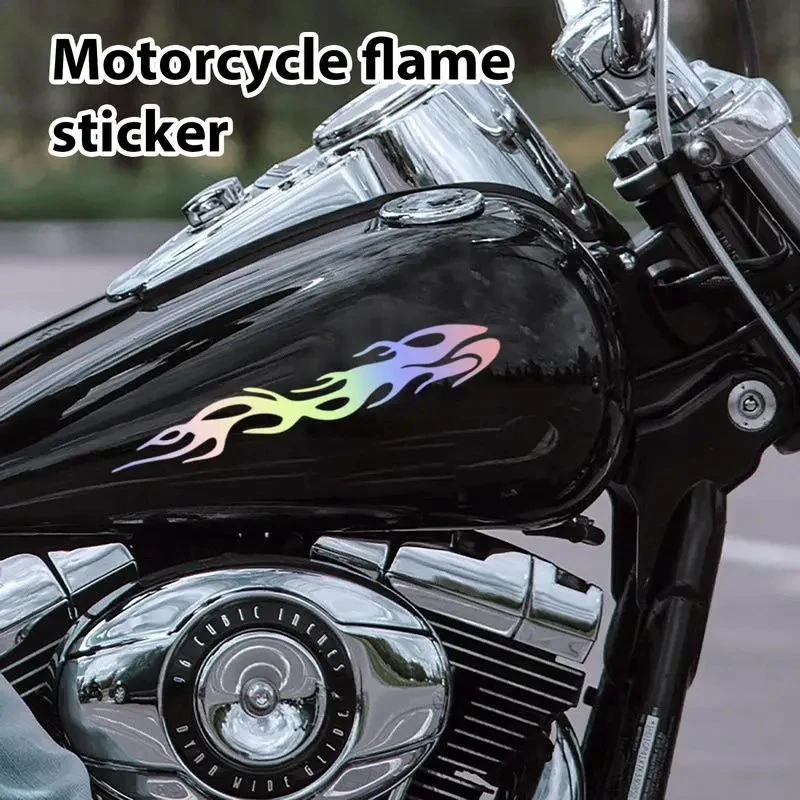 Flame Sticker Waterproof Motorcycle Decal