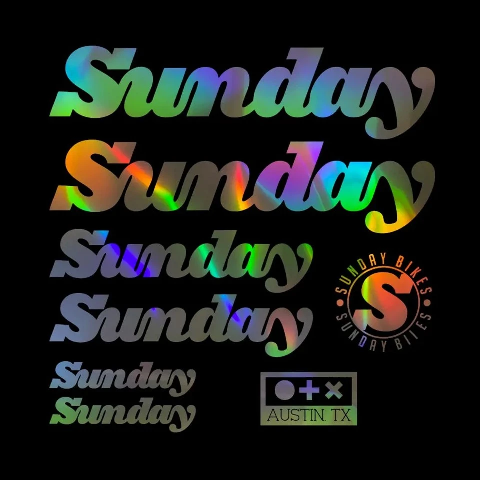 Untuk Sunday Bikes BMX Vinyl Decals