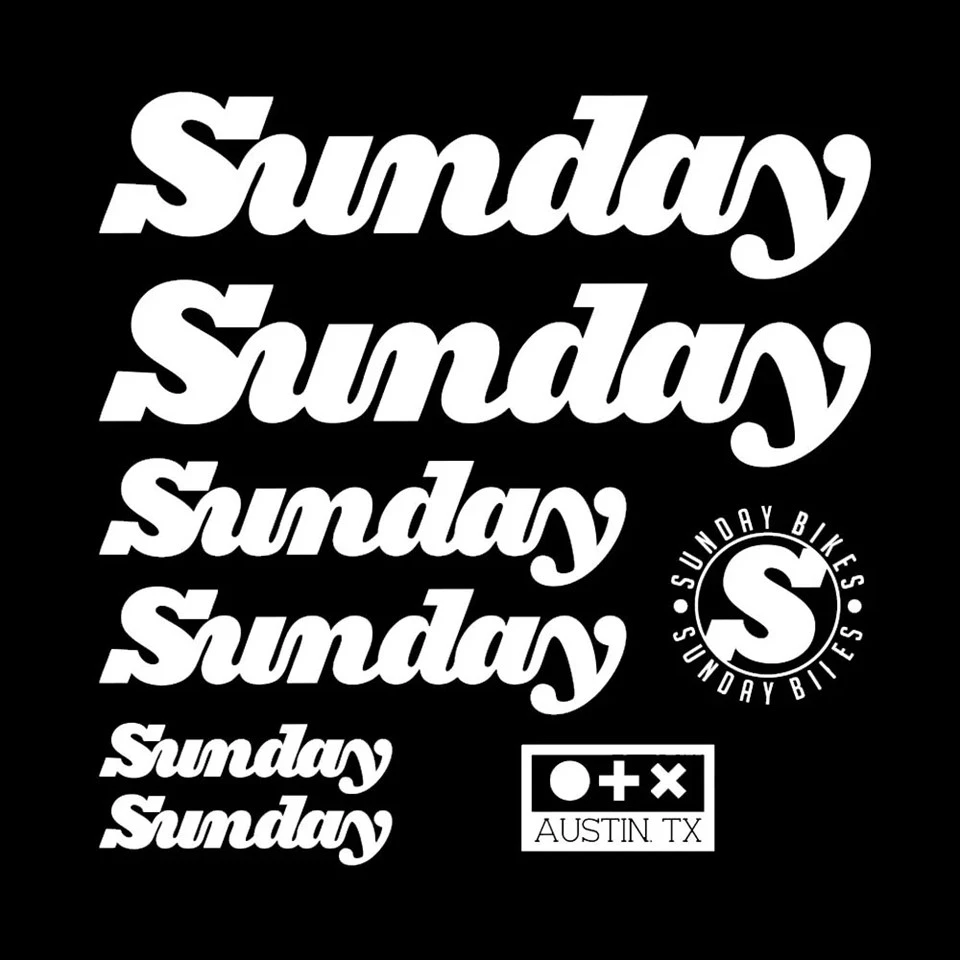 For SUNDAY BIKES BMX Vinyl Decals suppliers