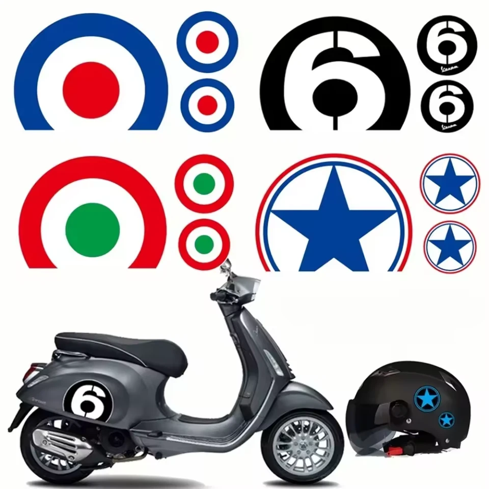 Stiker Untuk Motor Vespa PIAGGIO