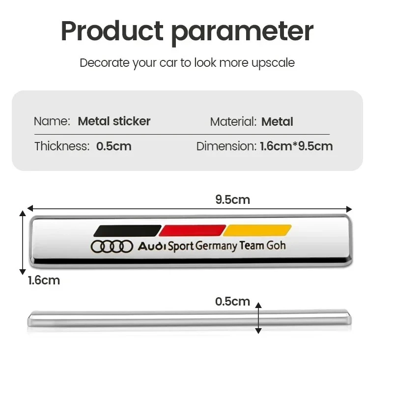 German Car Styling Stripe Metal Stickers suppliers