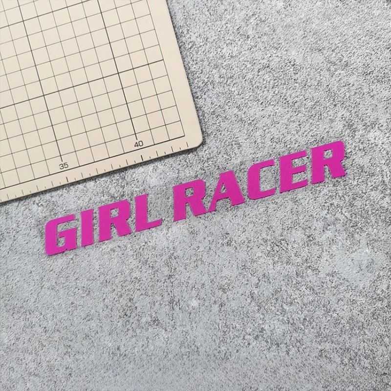GIRL RACER Motorcycle Stickers For Car Window