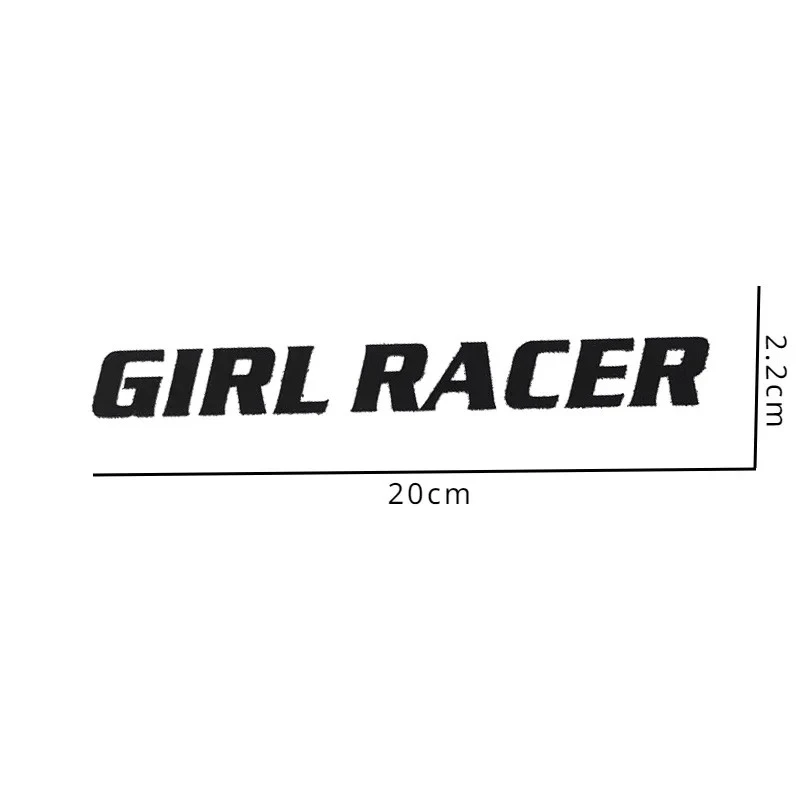GIRL RACER Motorcycle Stickers For Car Window