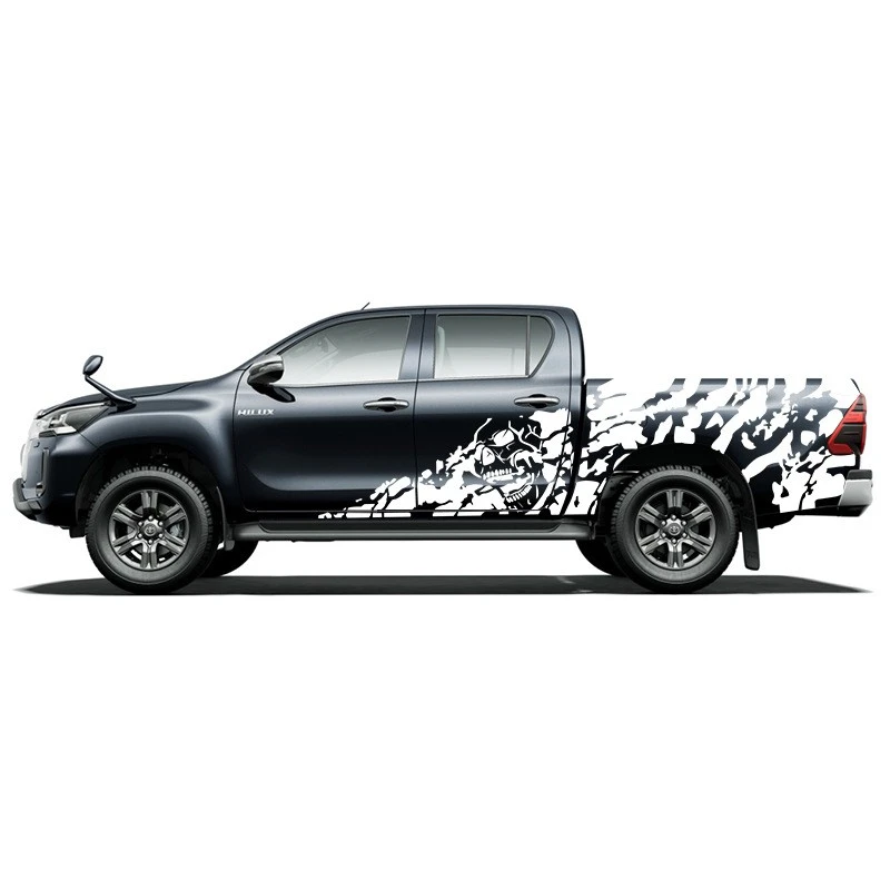 Half Truck Body Decal Sticker Waterproof