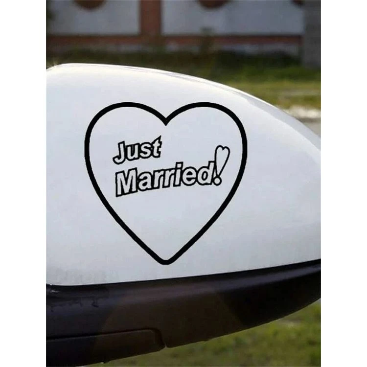 Stiker Mobil berbentuk hati