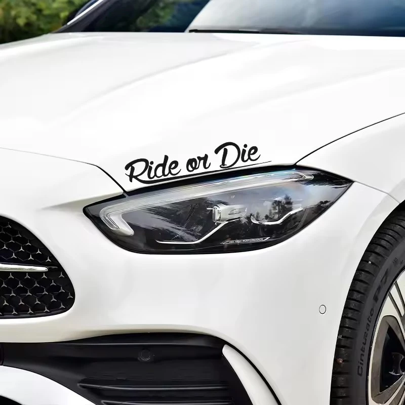 Ride Or Die Car Light Sticker