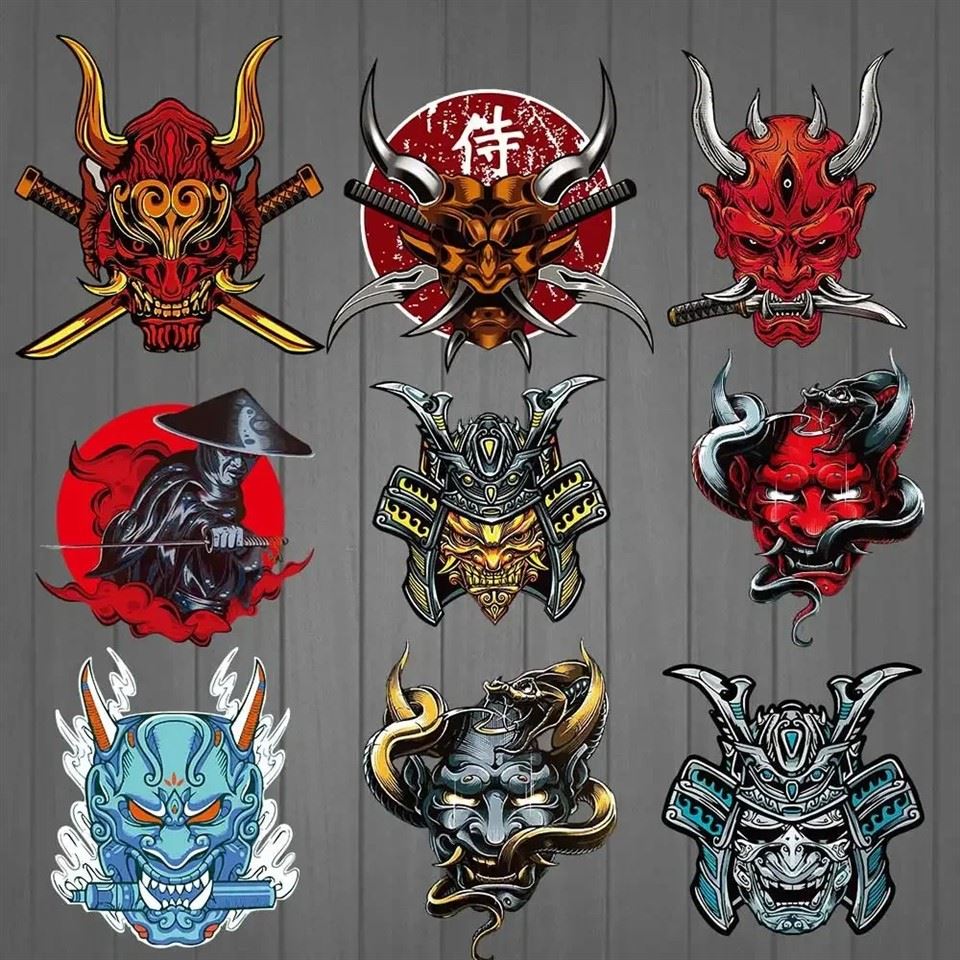 JDM Reflektif Stiker Onimusi Jepang