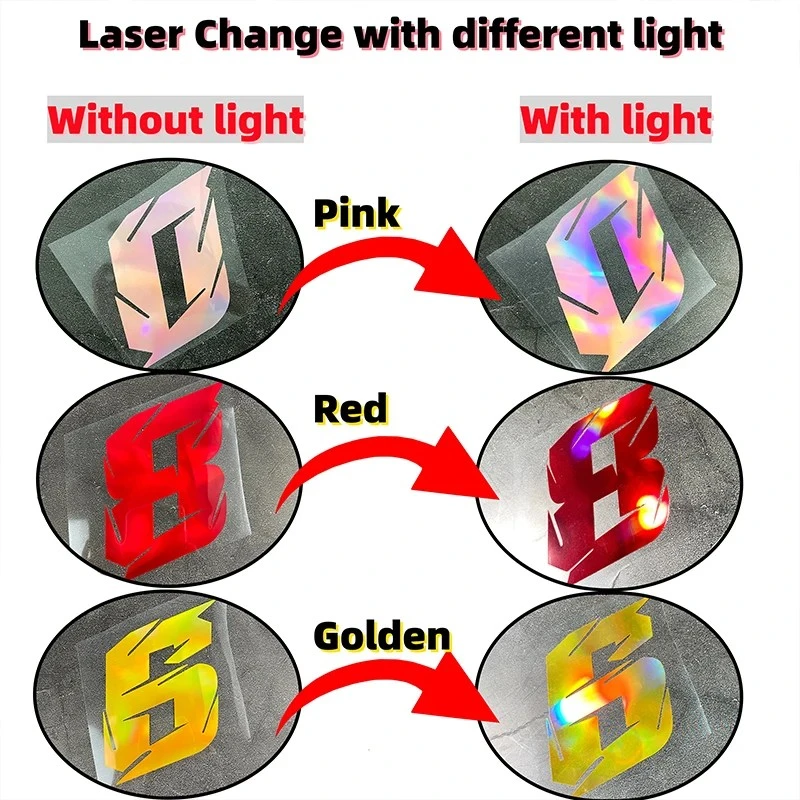 JDM Style Laser Motorcycle Sticker factory