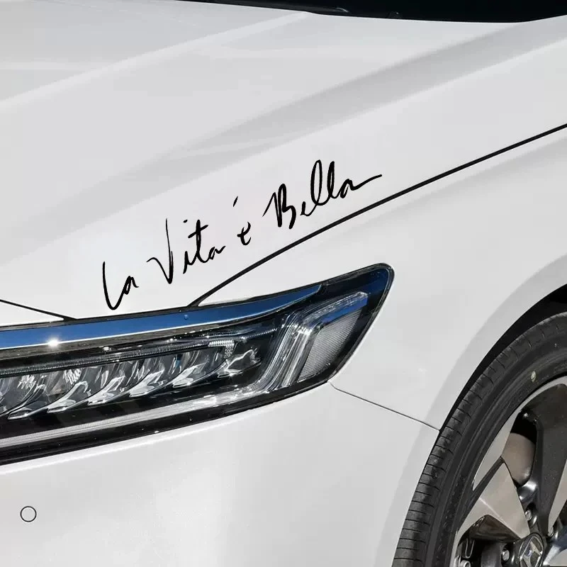La Vita E Bella Reflective Car Stickers price
