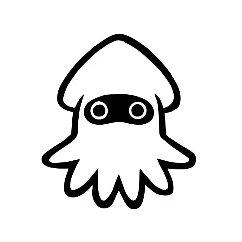 Little Squid Cartoon Decals