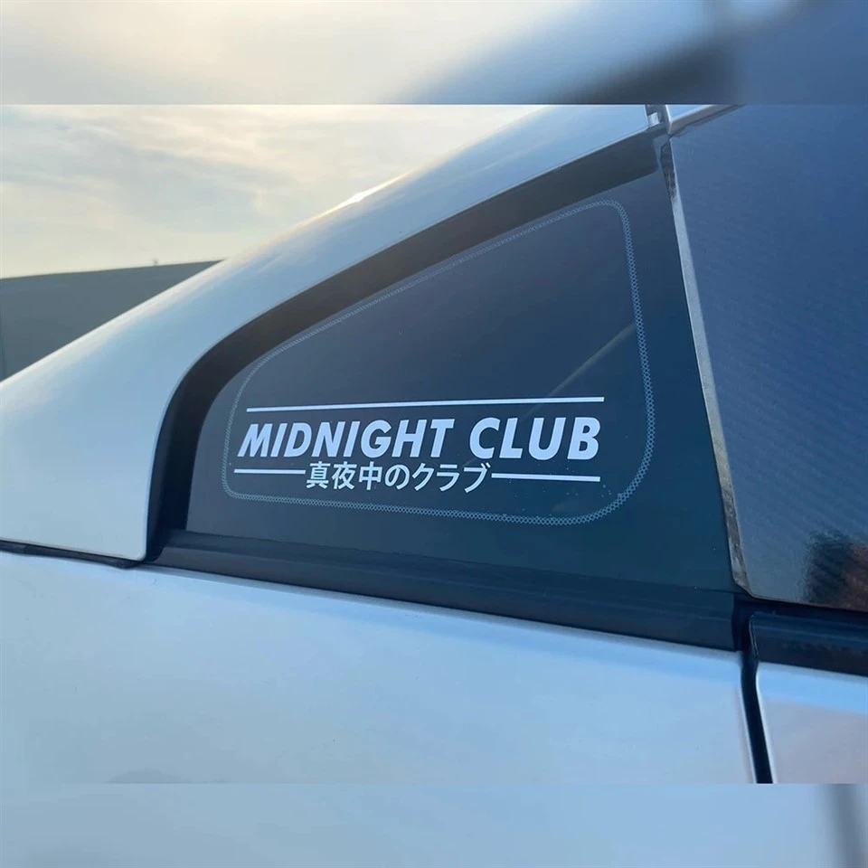 Midnight Club Vinyl Decal JDM Window Sticker suppliers