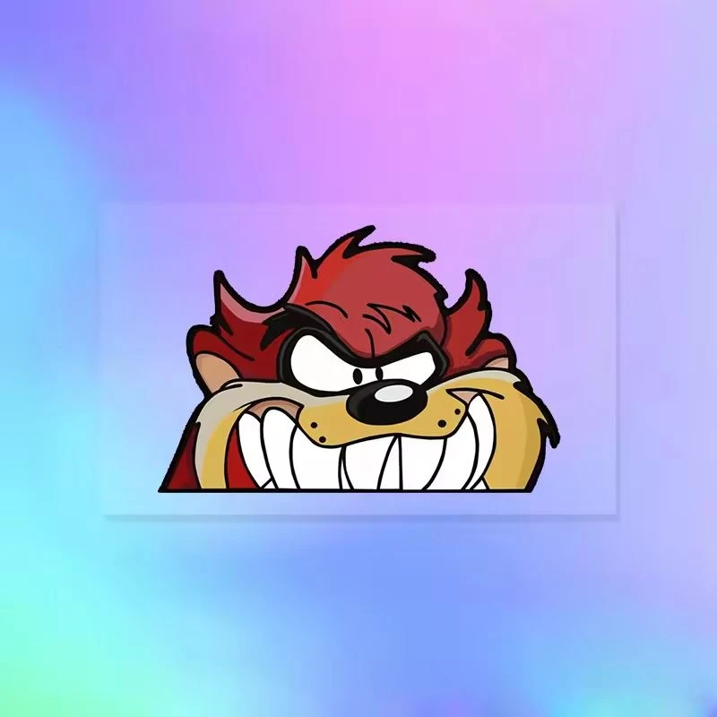 Stiker Mobil Monster Tasmania