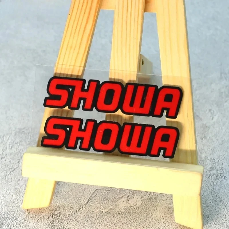 Stiker garpu depan sepeda motor showa
