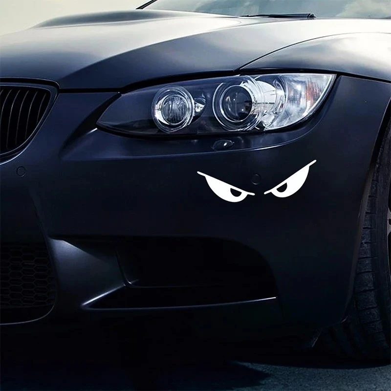 Motorcycle Helmet Evil Eyes Shape Body Sticker high quality