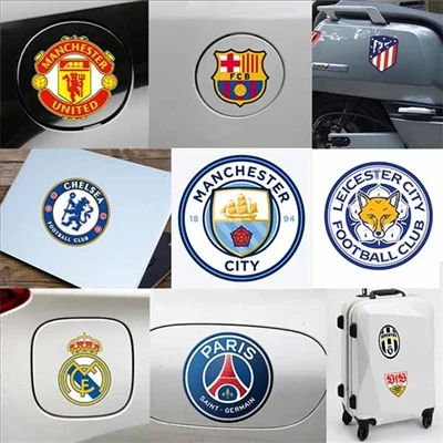 Stiker Perekat Klub Sepak Bola Tren