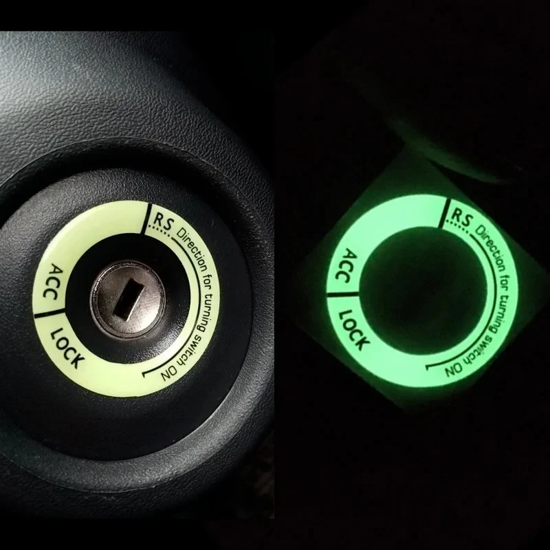 Stiker Cincin Kunci Mobil Luminous Night