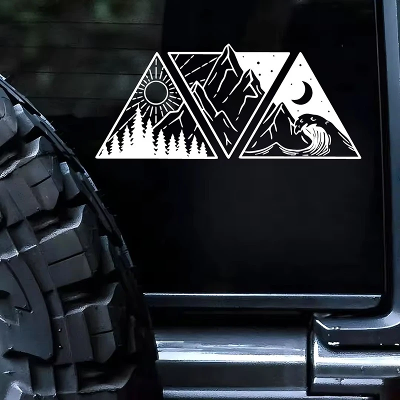 Ocean Mountain Decals For Camper Van