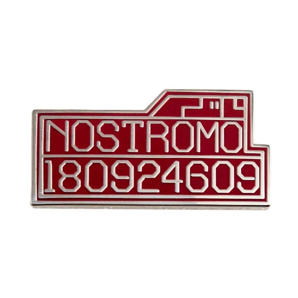 Pin Alien Space Cargo Kapal Nostromo 180924609 Emblem