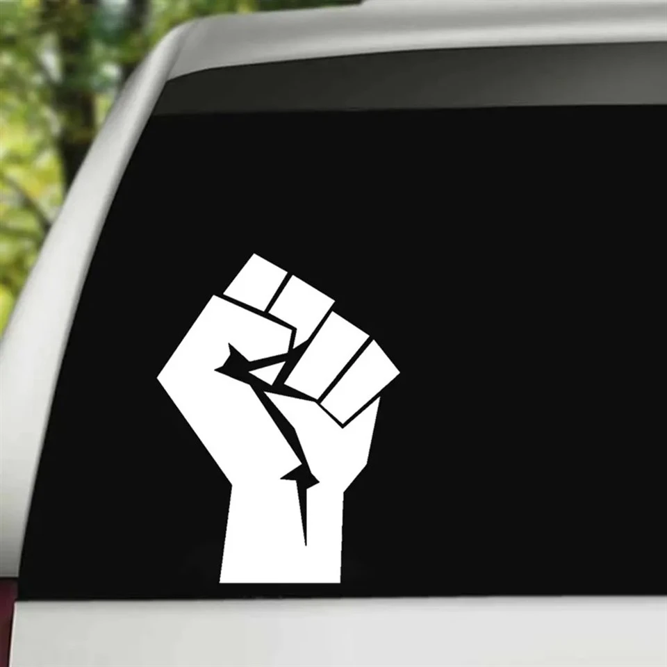 Power Fist Design Vinyl Car Sticker factory