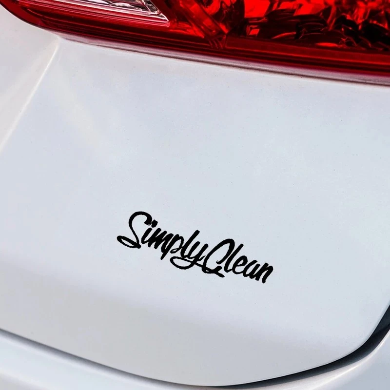 Simply Clean Sticker Window Decal suppliers