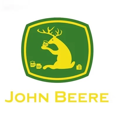 Stiker Logo Merek Lucu John Beer