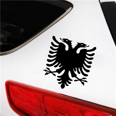 Albania Double Headed Eagle Car Sticker