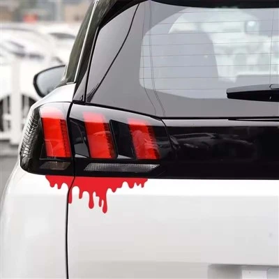 Stiker tetesan darah merah