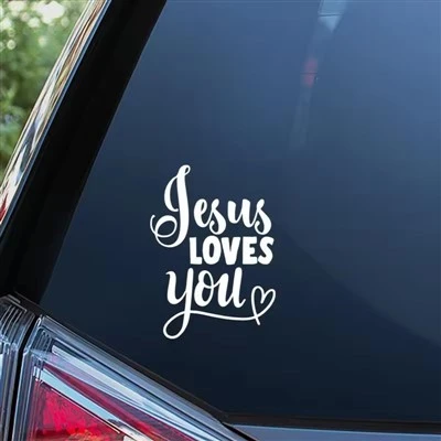 Yesus Mengasihimu Teks Stiker Windows