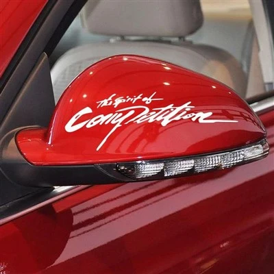 Dekorasi Gaya Cyberpunk Kaca Belakang Mobil