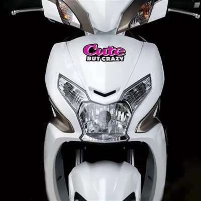 Stiker Mobil Dekoratif Lucu Tapi Gila