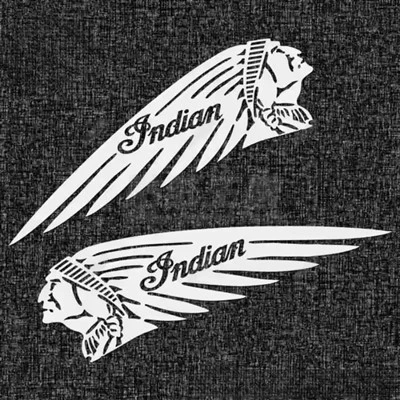Stiker Sepeda Motor Potret Kepala Susun India