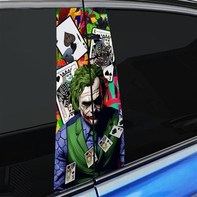 Stiker Stiker Pilar B Mobil Pola Joker