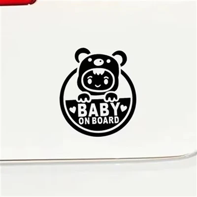 Stiker Mobil Bayi Di Papan