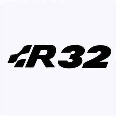 VW R32 Lencana Perekat Vinyl Sticker Decals