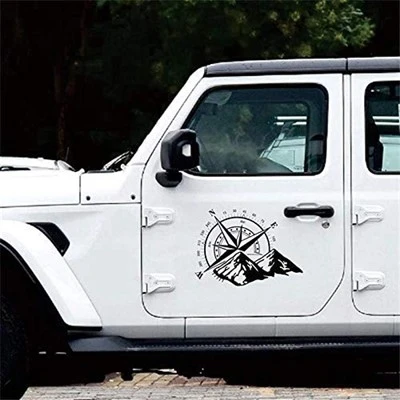 Stiker Badan Jeep Crosscountry Gaya Kompas