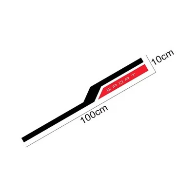 Decal Stripe Hood Mesin Mobil