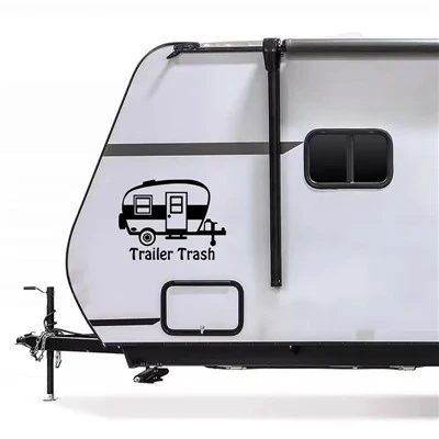 Dekorasi Garis Sampah Trailer Stiker Mobil