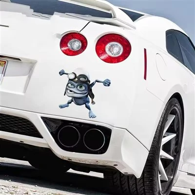 Stiker mobil katak gila