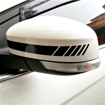 Stiker gaya olahraga kaca spion PVC mobil