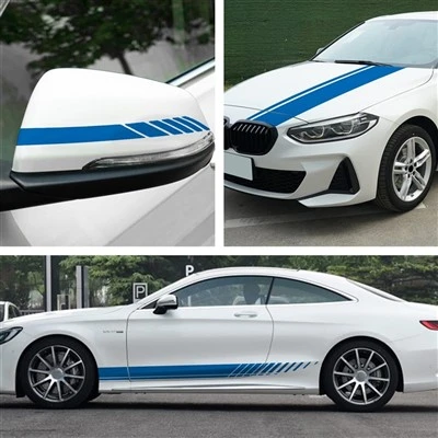 Stiker Stipe Body Mobil Sport Benz
