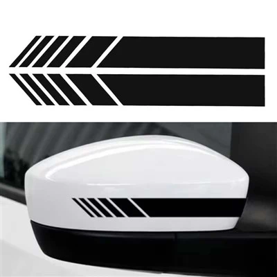 ET11362# Decals Vinyl untuk Cermin Belakang Mobil