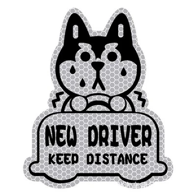 Stiker Magnet Pengemudi Baru