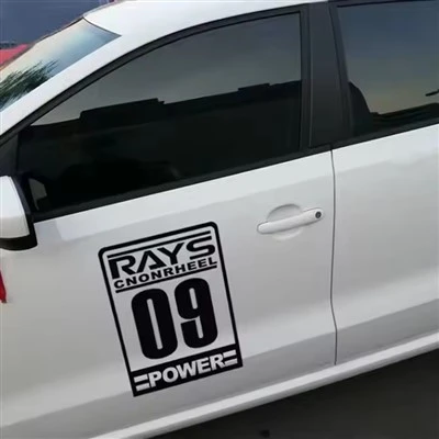 Sinar dan Serial Nomor Stiker Tubuh Mobil