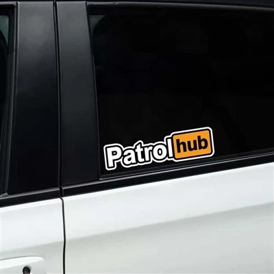 Stiker Patroli Hub Lucu