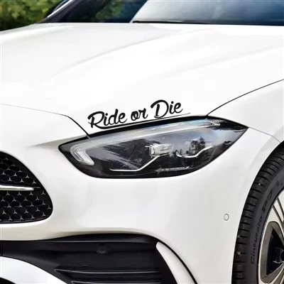 Stiker Bodi Mobil Ride Or Die