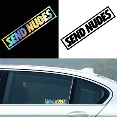 Kirim stiker jendela lelucon telanjang