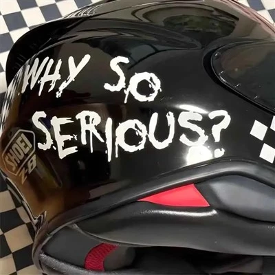 Mengapa stiker motor stiker joker yang sangat serius
