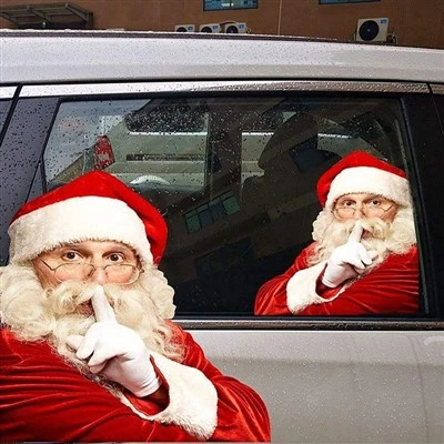 stiker santa bodi mobil
