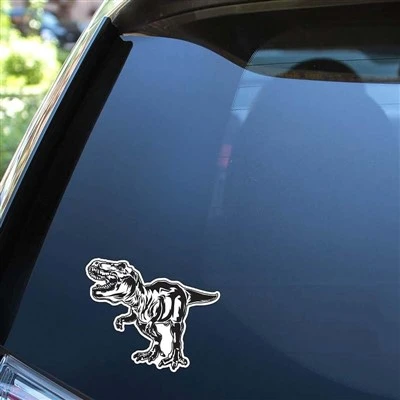 Stiker Jendela Dinosaurus Perekat